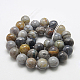 Natural Bamboo Leaf Agate Beads Strands G-G212-20mm-12-2