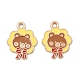 Подвески из цинкового сплава с эмалью на тему животных и леса FIND-Z065-01E-1