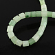 Pietra avventurina fili di perline verdi naturali G-R187-18-2