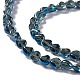 Electroplate Glass Beads Strands EGLA-L038-PL01-3