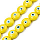 Chapelets de perles vernissées manuelles LAMP-N029-009E-1