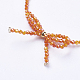 Cubic Zirconia Beaded Bracelets BJEW-I247-04-H-2