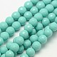 Synthetic Turquoise Beads Strands TURQ-G123-8mm-04-1