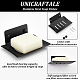 UNICRAFTALE Black Soap Dishes 304 Stainless Steel Soap Holder 89x113x47mm Draining Soap Box Rectangle Wall Mounted Soap Holder with Installing Parts for Shower Wall AJEW-UN0001-24EB-4