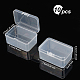 Superfindings 10 шт. прямоугольные пластиковые ящики для хранения с крышками 7.5x5x3.5 см мини-контейнер для сортировки прозрачных бусин ящик для ювелирных бусин таблетки мелкие предметы CON-WH0074-64-2