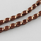 Chapelets de perles en hématite synthétique sans magnétiques G-Q874-11x5mm-4-2