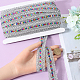 15 Yards Polyester Braided Lace Ribbon OCOR-WH0046-37B-3