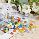 Dikosmetische 400g Glasmosaikfliesen DIY-DC0001-97A-4