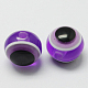 Round Evil Eye Resin Beads RESI-R159-6mm-06-1