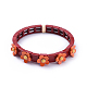 (vente d'usine de fêtes de bijoux) bracelets élastiques en carreaux BJEW-K004-13-2
