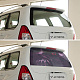 3d прозрачная наклейка на заднее стекло автомобиля виниловая наклейка монстры ужасов ST-F565-9
