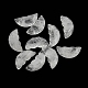 天然水晶蝶の羽カボション  水晶  多面カット  15x6.5~7x4~4.5mm G-D078-02F-2