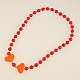 Fashion Acrylic Necklaces for Kids NJEW-JN00382-04-2