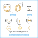 Unicraftale DIY Charm Cuff Ring Making Kit STAS-UN0051-41-3