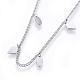 304 Stainless Steel Charms Necklaces NJEW-H497-13-2
