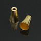 Brass Bead Cones X-KK-D216-11.5x8mm-G-1