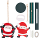 Kit portamonete da cucire in similpelle a tema natalizio DIY-WH0033-58C-1