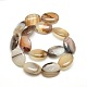 Natural Striped Agate/Banded Agate Oval Bead Strands G-L175B-06-2