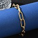 Ионное покрытие (ip) 304 нержавеющая сталь скрепки цепочка браслеты BJEW-F412-02G-4