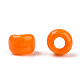 ガラスシードビーズ  不透明な色の種  ラウンド  ダークオレンジ  サイズ：直径約2mm  穴：1mm  約30000個/ポンド SEED-A010-2mm-50-6