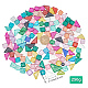 250 г смешанной формы с блестками в виде мозаичных плиток из стекла в виде кабошонов DIY-GA0003-68-2