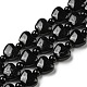 Natürliche schwarze Turmalin Perlen Stränge G-C062-A01-01-1