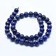 Chapelets de perles en lapis-lazuli naturel X-G-E483-17-8mm-2