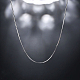 925 cadena de serpiente de plata esterlina collares NJEW-BB19822-1-4