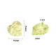 Verdes colgantes de hoja de acrílico transparente para la joya del collar fornido X-DBLA410-9-2