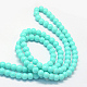 Baking Painted Glass Round Bead Strands DGLA-Q020-6mm-04-3