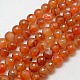 Natural Agate Round Beads Strand G-L084-14mm-24-1