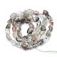 Natural Green Lodolite Quartz/Garden Quartz Beads Strands G-S339-11-2