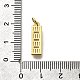 Латунные микро проложить кубического циркония подвески KK-P295-36G-3