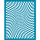 Olycraft 4x5 pollice geometrica serigrafia per argilla polimerica plaid serigrafia stencil argilla riutilizzabile lavabile non adesivo trasferimento stencil per argilla polimerica orecchini creazione di gioielli DIY-WH0341-093-1