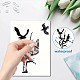 8 Sheets 8 Styles PVC Waterproof Wall Stickers DIY-WH0345-089-3