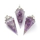Resin Pointed Pendants G-L571-01-P-2