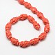 Synthetic Coral Carven Beads Strands CORA-G112-A-02-2