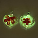 Pendeloques lumineuses faites main au chalumeau LAMP-S189-03-B-5