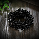 Copeaux naturels noirs de quartz étirer bracelets BJEW-BB16541-D-4