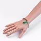 Natürliche grüne Aventurine Stretch-Armbänder BJEW-JB03952-05-3