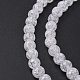 Synthetic Crackle Quartz Beads Strands GLAA-S134-6mm-05-3