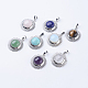 Natural & Synthetic Mixed Stone Pendants G-P352-C-1