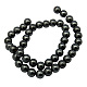 Chapelets de perles en hématite synthétique sans magnétiques G-H1624-14mm-1-2