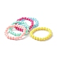 Opaque Acrylic Beads Stretch Bracelet for Kid BJEW-JB06586-1