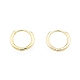 Brass Huggie Hoop Earrings for Women EJEW-G322-01G-1