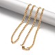 304 colliers de la chaîne de trottoir en acier inoxydable et bracelets ensembles de bijoux SJEW-F129-05-G-2