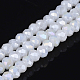 Electroplate Glass Bead Strands GLAA-F001-3x2mm-30L-3
