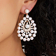Imitation Pearl Teardrop Dangle Stud Earrings DM1543-3