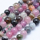 Chapelets de perles en tourmaline naturelle G-J373-07-4mm-1