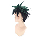 Короткие зеленые и черные аниме косплей парики OHAR-I015-04-6